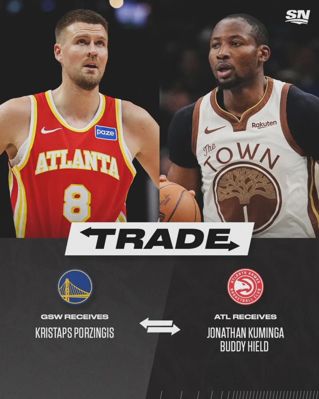 中欧体育-确诊怪病!勇士中锋倒下!2换1交易成了笑话